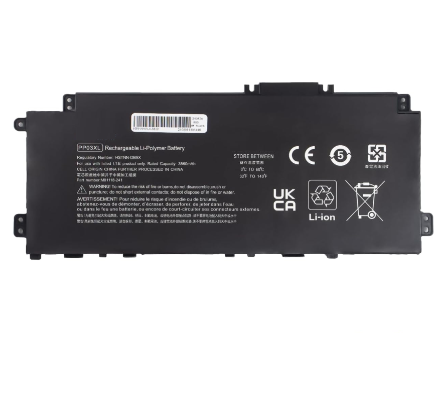 Baterie laptop HP Pavilion x360 13-BB 14-DV 14-DW 14M-DW 14-DK HSTNN-LB8S HSTNN-DB9X PP03, 3 celule, 3400mAh, 11.55V, Li-Polymer