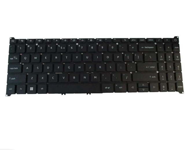 Tastatura laptop pentru Acer Aspire A315-59G A515-57 A515-57G N22C6 N22Q3 S50-54 A715-76 US, US International, fără iluminare, cu NumPad
