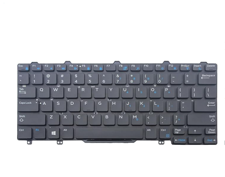 Tastatura laptop pentru Dell Latitude E5250 E5270 E7250 E7270 PK131DK3A00, US International, fără iluminare, fără NumPad