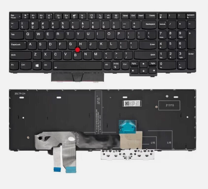 Tastatura laptop pentru Lenovo ThinkPad P17 P15 T15g Gen 1 iluminata, US International, iluminată, cu NumPad