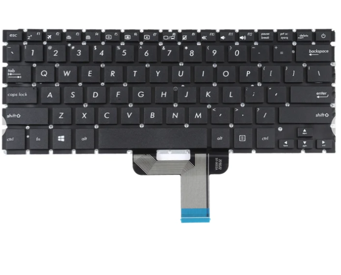 Tastatura laptop pentru Asus RX410U RX31U UX310U UX410U UX310 UX410 RX410 RX410UA RX410UQ, US International, fără iluminare, fără NumPad