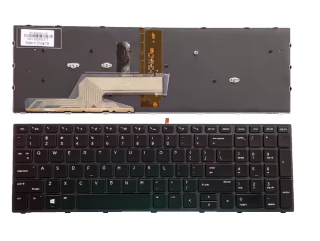 Tastatura laptop pentru HP Probook 450 G5 455 G5 470 G5 iluminata, US International, iluminată, cu NumPad