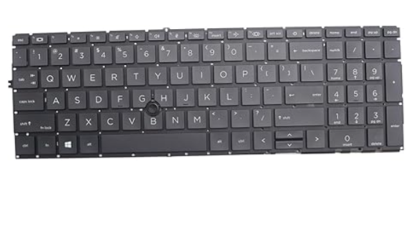 Tastatura laptop pentru HP ZBook Firefly 15 G7 ZBook Firefly 15 G8, US International, fără iluminare, cu NumPad