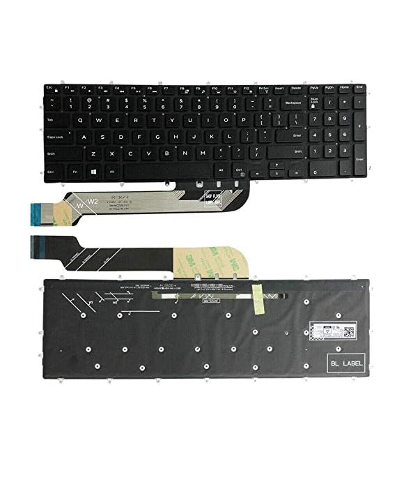 Tastatura laptop pentru Dell 15 P32E P32E001 P89F P89F001 P89F002 P89F004 Inspiron 17 5767 iluminata fara rama, US International, iluminată, cu NumPad