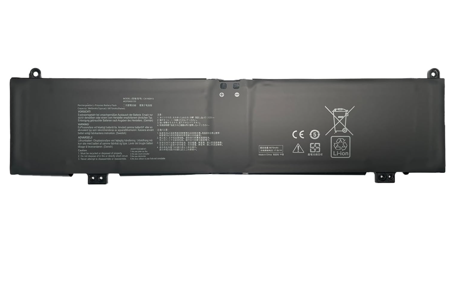 Baterie laptop Asus ROG Zephyrus G15 G513 G513QR G513QY G533 G533QS GA503 GA503QM G17 G713 G733 Zephyrus M16 GU603 S17 GX703 C41N2013, 4 celule, 4900mAh, 15.2V, Li-Polymer