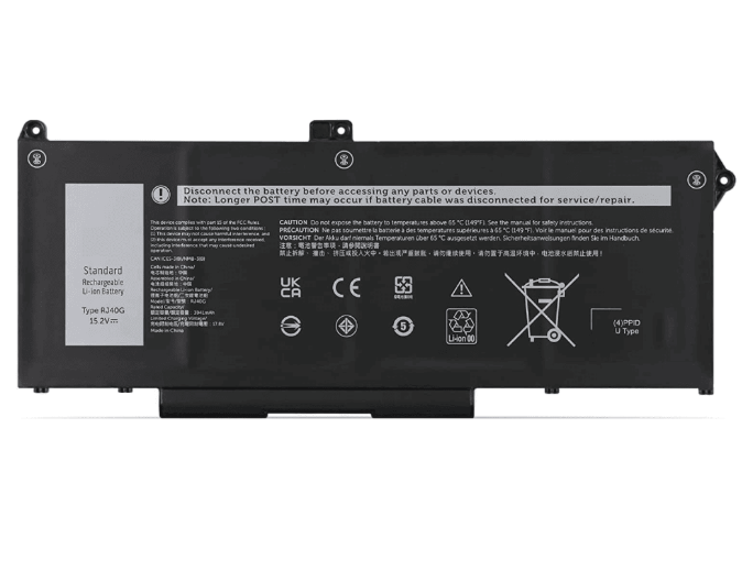 Baterie laptop Dell Latitude 5420 5520 Precision 3560 075X16 RJ40G type B, 4 celule, 3000mAh, 15.2V, Li-Polymer
