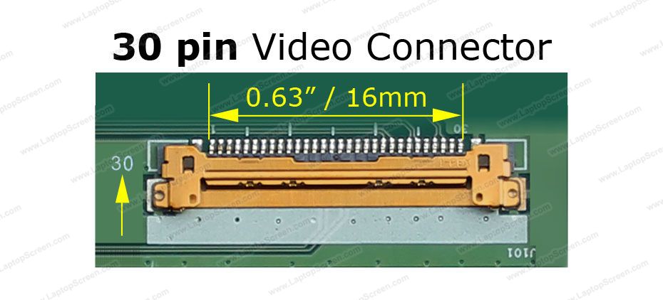 Display laptop 12.5 inch FHD IPS conector dreapta 30 pini fara prinderi