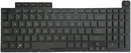 Tastatura laptop pentru Asus ROG Strix G731 G731GV G731GW G731GT G731GU G732 G732G G732GU G712L G712V RGB, US International, iluminată, cu NumPad