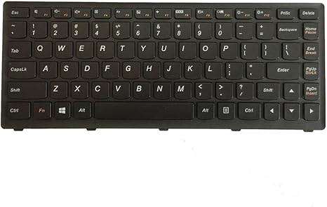 Tastatura laptop pentru Lenovo IdeaPad S400 S400T S400U S300 S405 S40-70 S400-IFI S400-ITH M30-70, US International, fără iluminare, fără NumPad