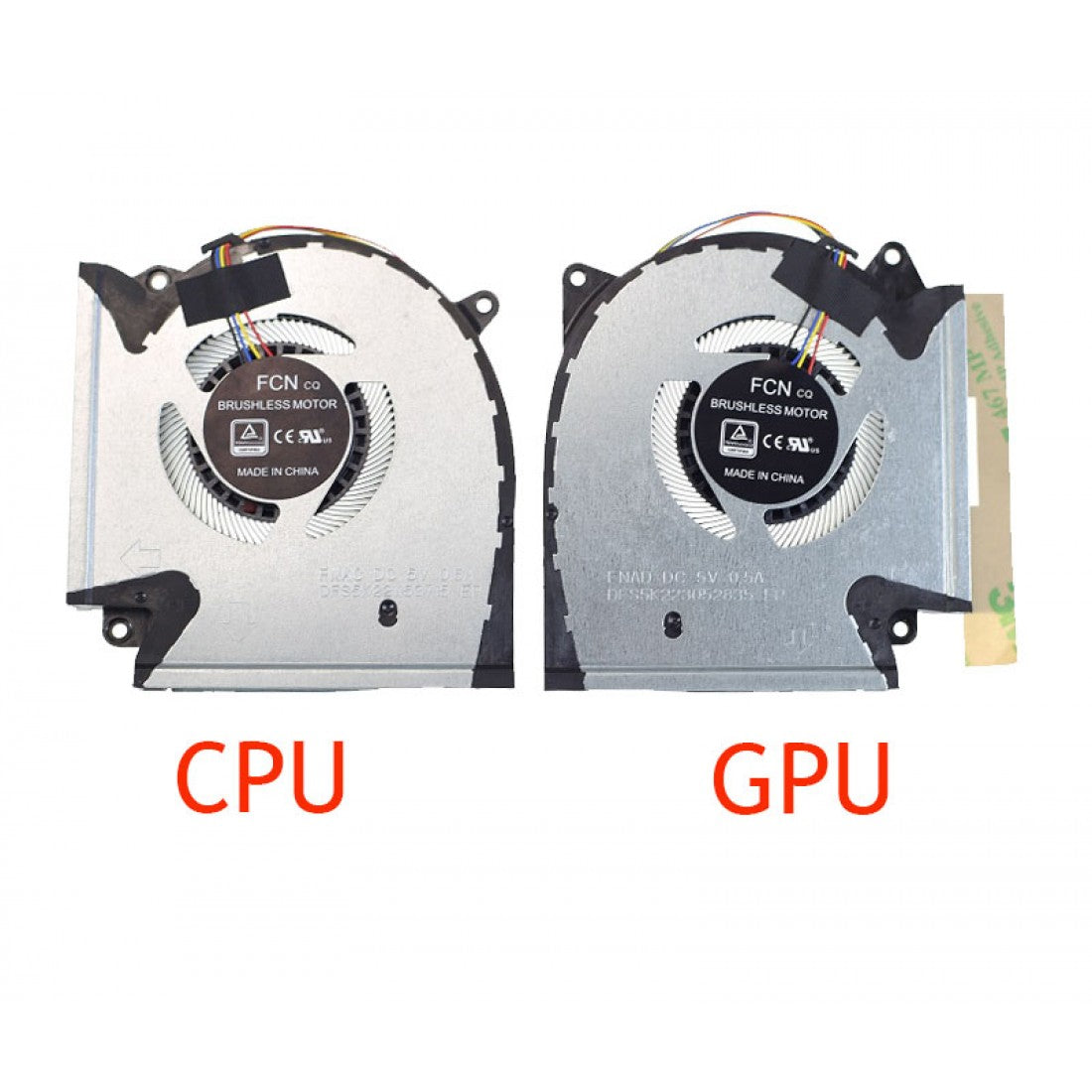 Set 2 coolere procesor laptop Asus ROG Strix G15 G512IC DFS5K221153715 FNAC 6033B0093901 13NR0510P01011 DFS5K223052835 FNAD 6033B0094001 13NR0510P02011 5V 0.5A