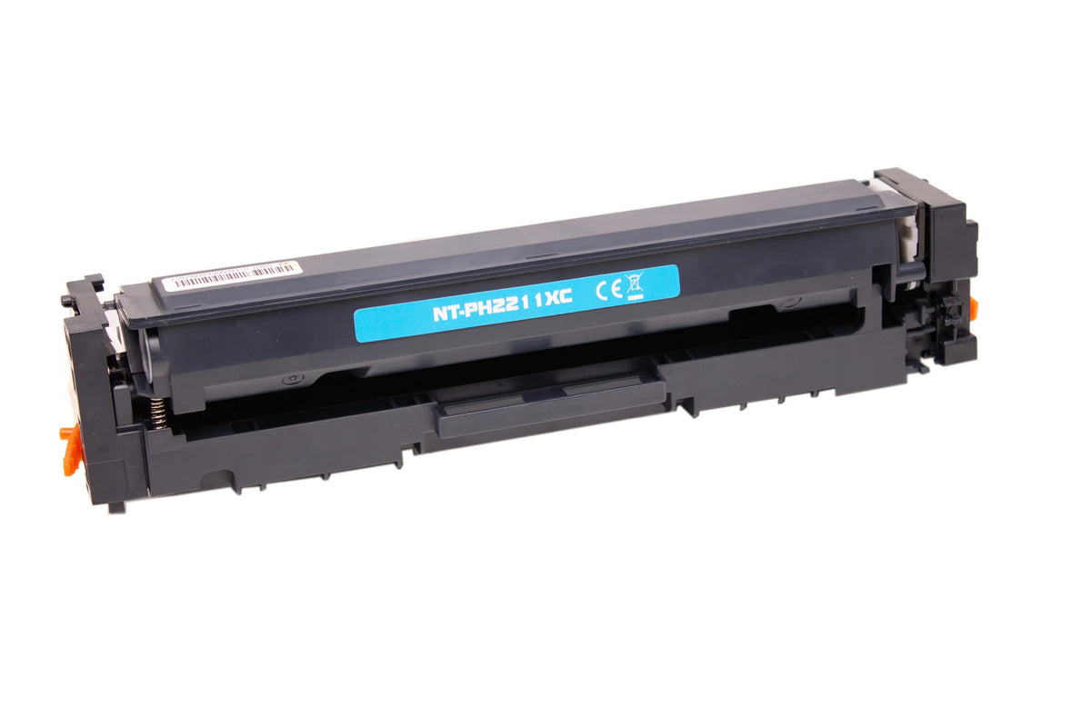 Toner compatibil HP 204X W2211X pentru HP Color LJ Pro M255dw (7KW64A), HP Color LJ Pro MFP M282nw (7KW72A) și HP Color LJ Pro MFP M283fdn (7KW74A), Cyan, 2.400 pagini