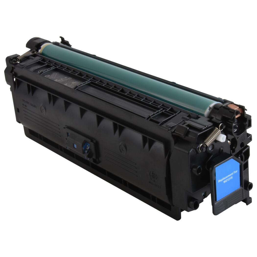 Toner compatibil HP 212A W2121A pentru HP LaserJet Enterprise M554, HP M555 și HP M578, Cyan, 4.500 pagini