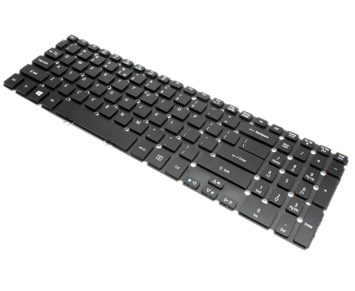 Tastatura laptop pentru Acer Aspire E5-531 V5-531 V5-571 V5-551, US International, fără iluminare, cu NumPad