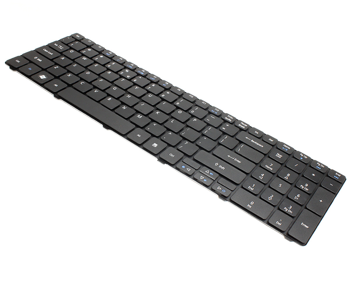 Tastatura laptop pentru Acer Aspire 5810 5810T 5810TG 5810TZ 5741G 5742G 5745 5750G 5349 5733 5733Z 5749 5749Z, US International, fără iluminare, cu NumPad