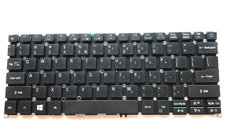 Tastatura laptop pentru Acer Aspire ES1-132 C9N8 ES1-132-C37M, US International, fără iluminare, fără NumPad