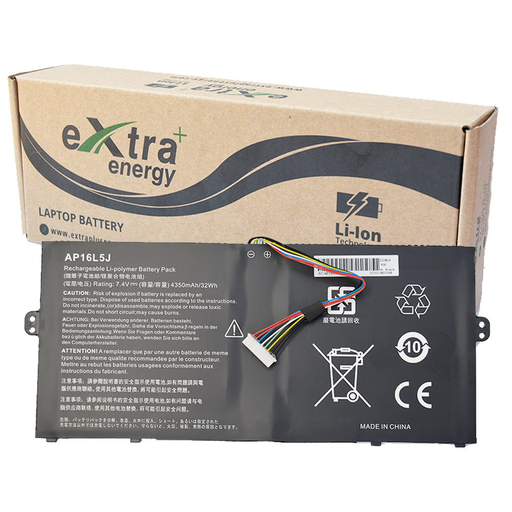 Baterie laptop Acer Aspire Swift 5 SF514-52T SF514-53T SP111-32N SP111-33 SP111-34N SF514 TravelMate X5 TMX514-51-560Q TMX514-51T-50MW AP16L5J, 2 celule, 4350mAh, 7.4V, Li-Polymer