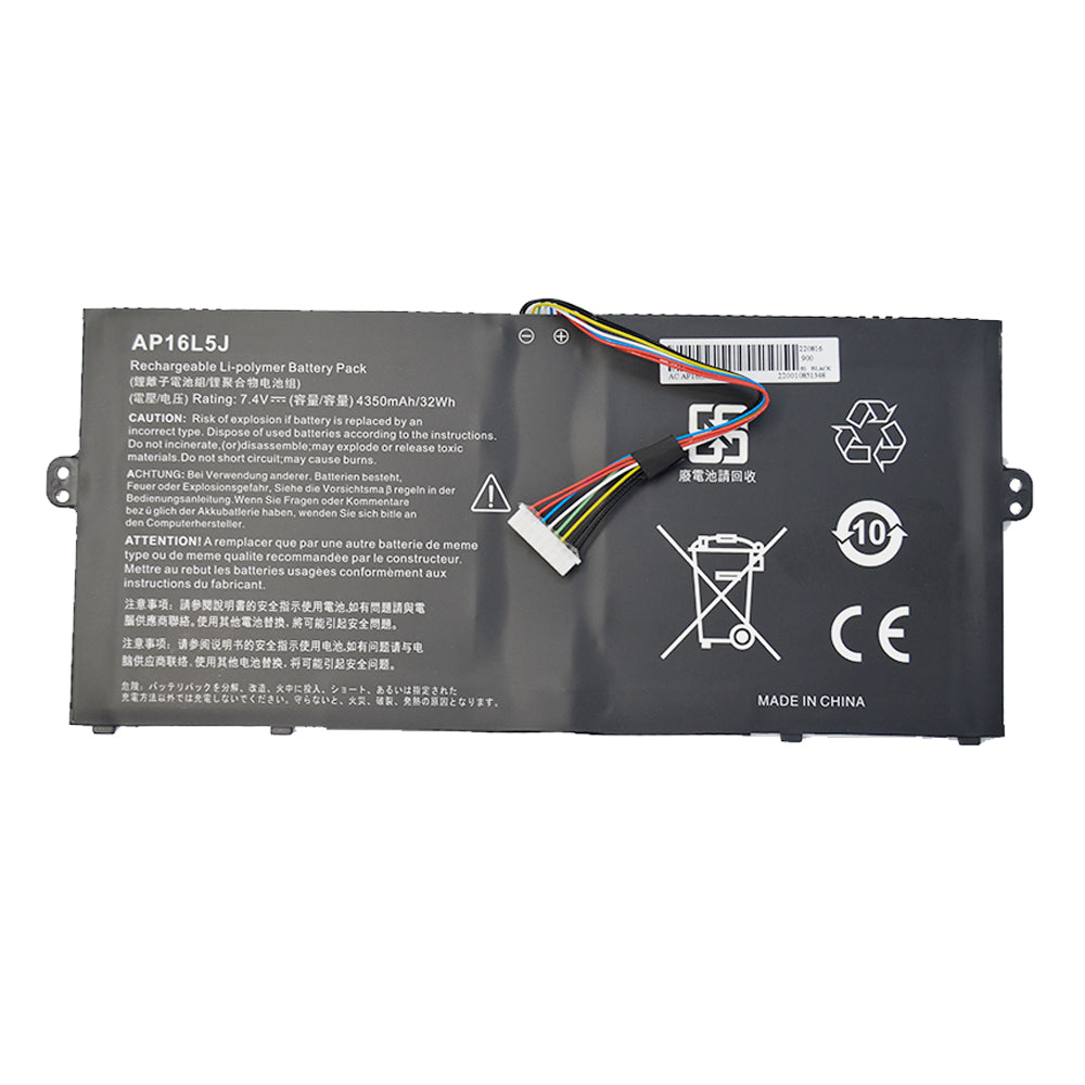 Baterie laptop Acer Aspire Swift 5 SF514-52T SF514-53T SP111-32N SP111-33 SP111-34N SF514 TravelMate X5 TMX514-51-560Q TMX514-51T-50MW AP16L5J, 2 celule, 4350mAh, 7.4V, Li-Polymer