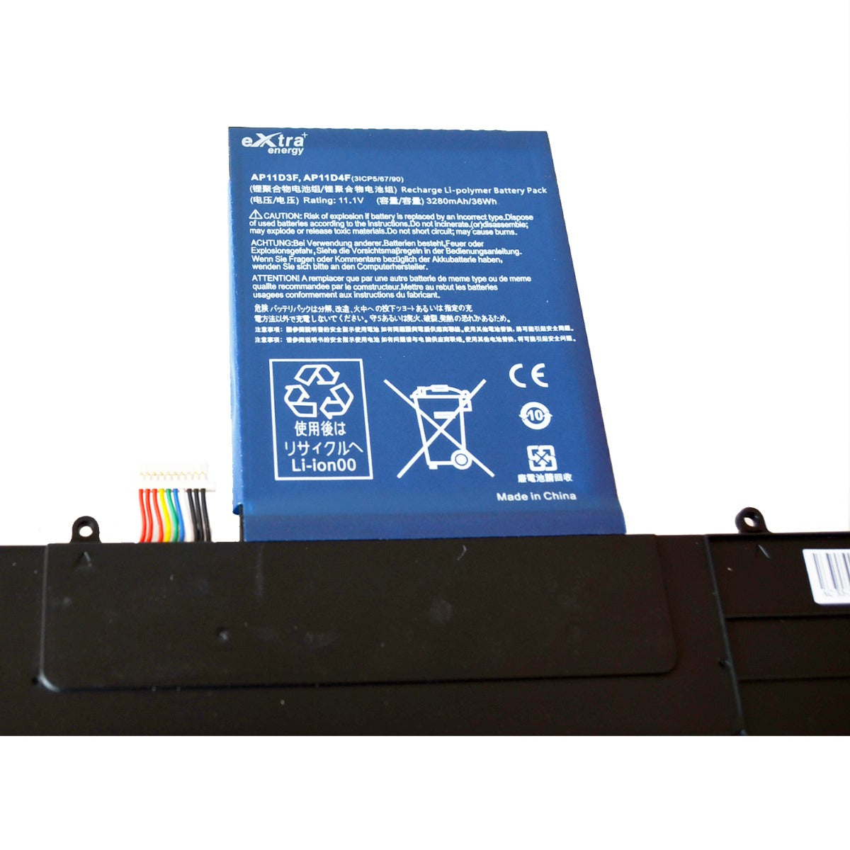 Baterie laptop Acer Aspire S3 S3-371 S3-391 S3-951 AP11D4F AP11D3F MS2346, 3 celule, 3400mAh, 11.1V, Li-Ion