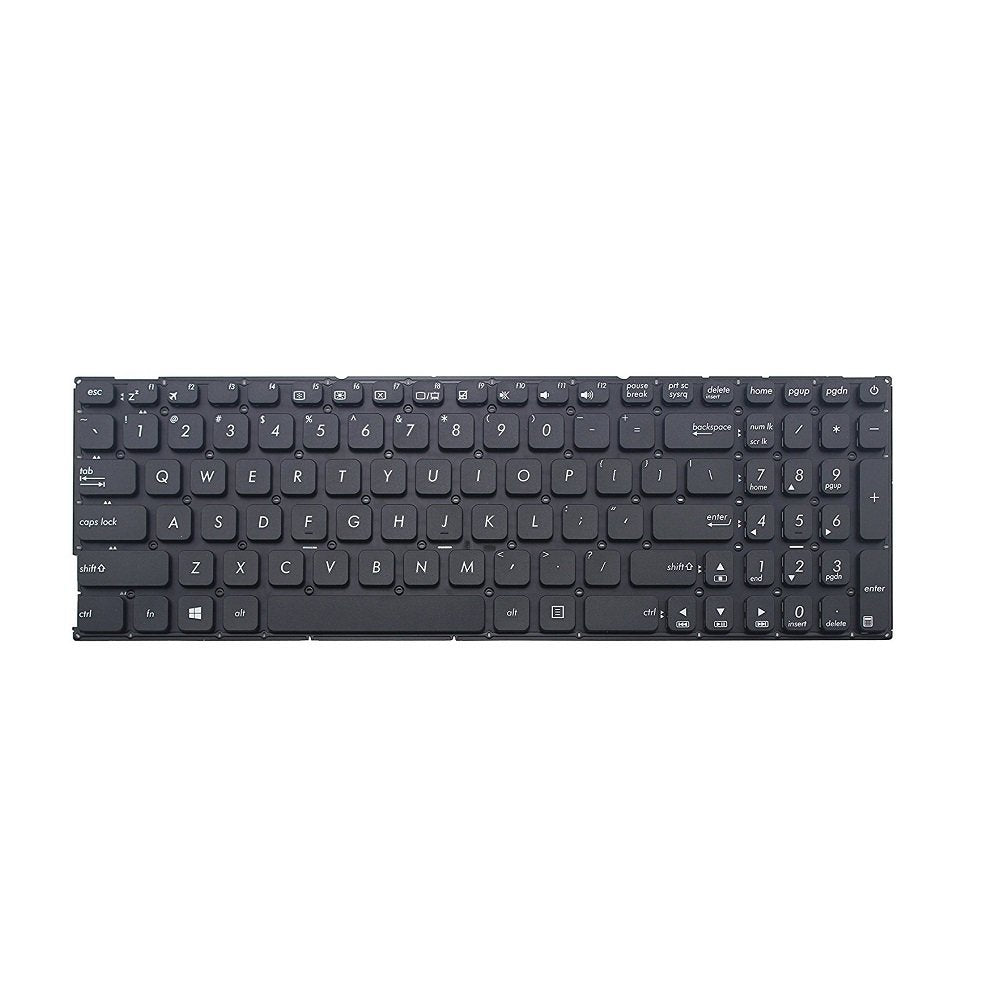 Tastatura laptop pentru Asus A541N X541U R541U K541U P541, US International, fără iluminare, cu NumPad