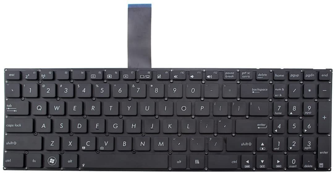 Tastatura laptop pentru Asus A551 A551C A551CA A551M A551MA A551MAV fara rama, US International, fără iluminare, cu NumPad