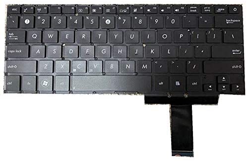 Tastatura laptop pentru Asus ZENBOOK UX31 UX31A UX32VD NEAGRĂ CU BUTON DE PORNIRE, US International, fără iluminare, fără NumPad