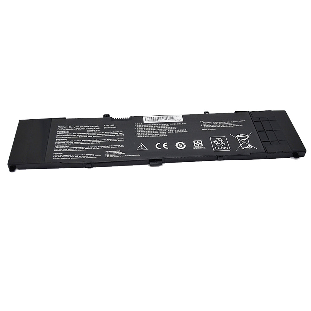 Baterie laptop Asus ZenBook UX310 UX310UA UX310UQ UX310UF UX410 UX410UA UX3410UA UX410UQ U4000U U400UQ UX410UF RX310U B31N1535, 3 celule, 3900mAh, 11.4V, Li-Polymer