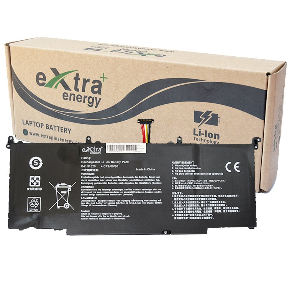 Baterie laptop Asus FX502 FX502V FX502VD FX502VM ROG Strix GL502VM GL502VT GL502VY B41N1526, 4 celule, 4150mAh, 15.2V, Li-Polymer