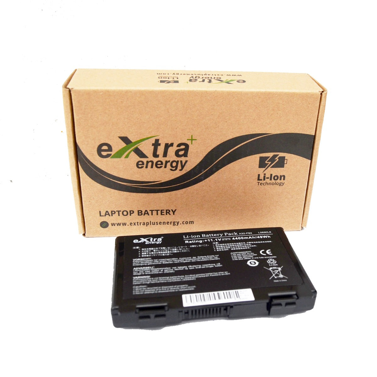 Baterie laptop Asus K40 K50IN K50IJ K61IC K70IJ A32-F82 A32-F52, 6 celule, 4400mAh, 11.1V, Li-Ion