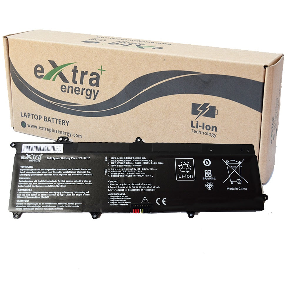 Baterie laptop Asus X201E F201E VivoBook F202E Q200E S200E X202E, 2 celule, 4000mAh, 7.4V, Li-Polymer