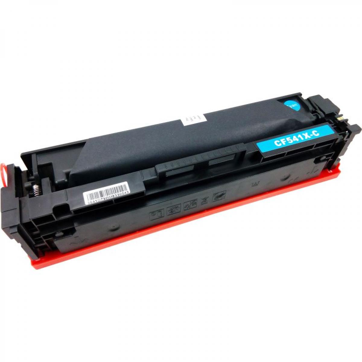 Toner compatibil Premium Economy HP CF541X, HP 203X, CRG054H C, Cyan, 2500 pagini