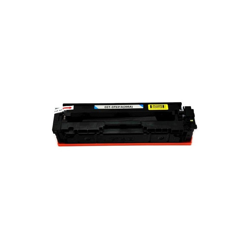 Toner compatibil HP 205A CF531A pentru HP Color LJ Pro MFP M181fw, HP Color LJ Pro MFP M180nw și HP Color LJ Pro M154nw, Cyan, 900 pagini