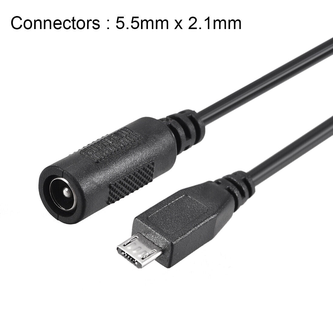 Cablu adaptor Micro USB male la DC 5.5x2.1 female