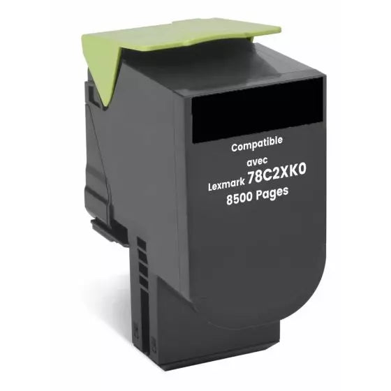 Toner compatibil Lexmark 78C2XK0 pentru Lexmark CS421ADN, Lexmark CS421DN și Lexmark CS52DN, Negru, 8.500 pagini