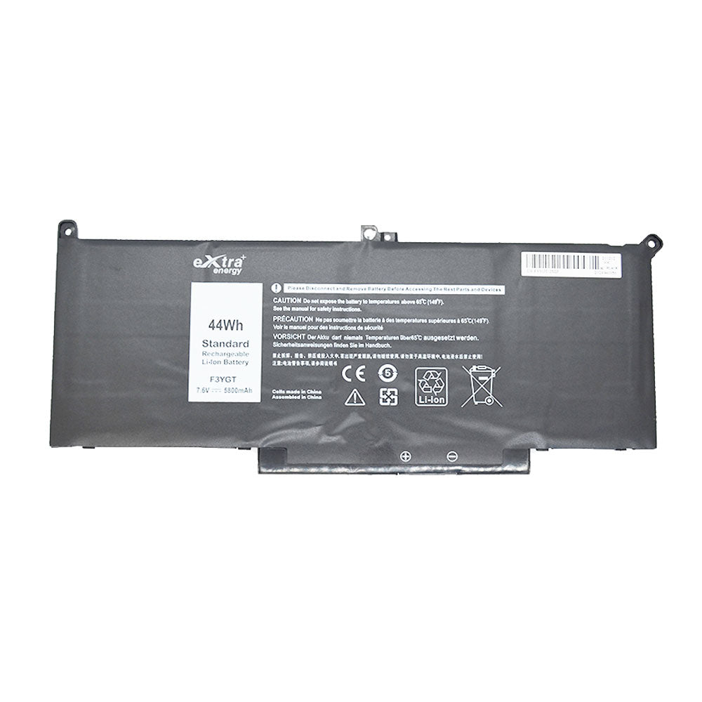 Baterie laptop pentru Dell Latitude 12 7000 7280 7290 13 7380 7390 P29S002 Latitude 14 7480 7490 F3YGT, 4 celule, 5800mAh, 7.6V, Li-Polymer