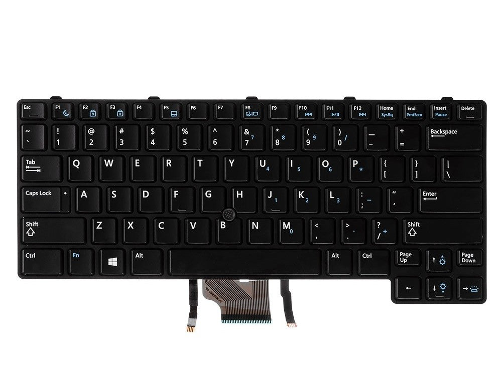 Tastatura laptop pentru Dell LATITUDE 6430U iluminata, US International, iluminată, fără NumPad