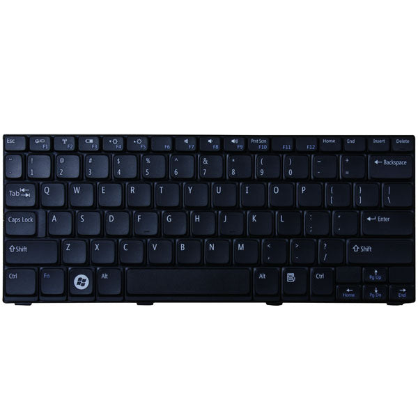 Tastatura laptop pentru Dell MINI 1012 1018 BLACK, US International, fără iluminare, fără NumPad