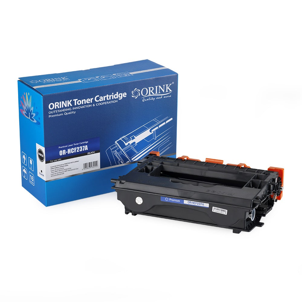 Toner compatibil Premium Economy HP 37A CF237A, Negru, 11000 pagini