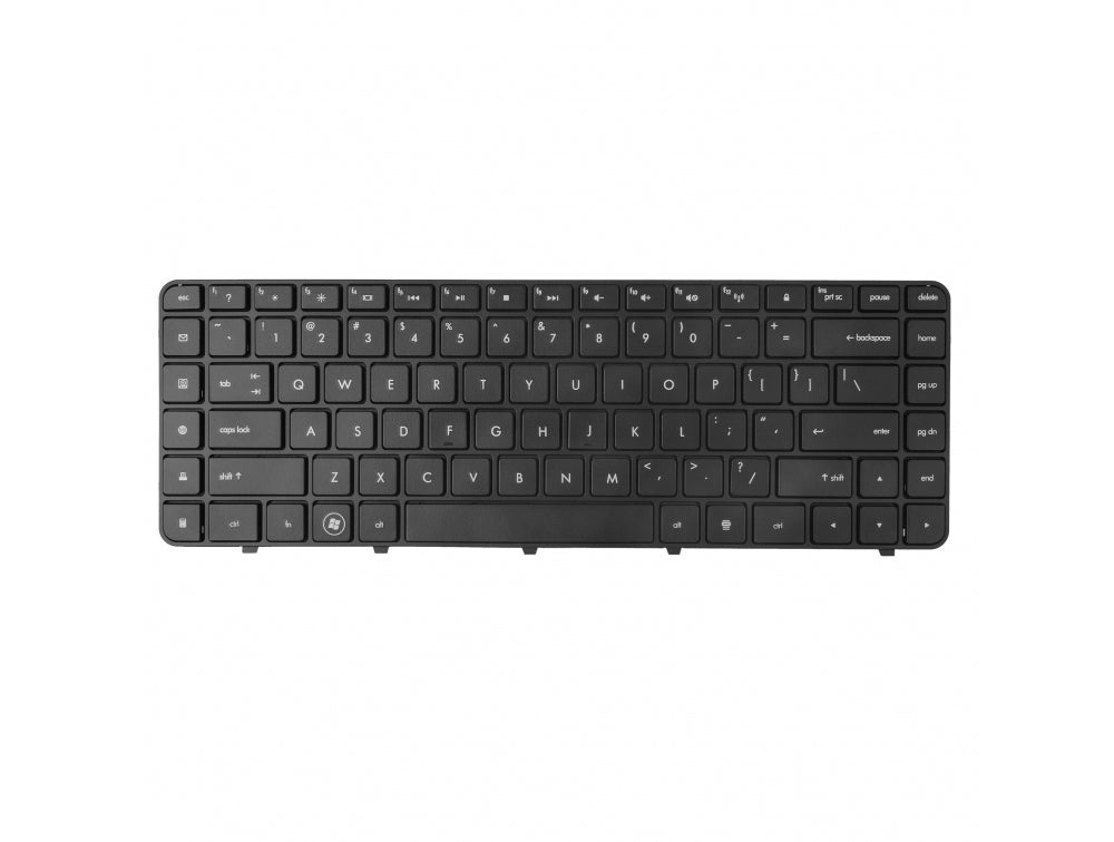 Tastatura laptop pentru HP PAVILION DV6-3000 DV6-4000 DV6-3100 DV6-3200 DV6-3300 DV6T-3000 DV6Z-3000 cu rama, US International, fără iluminare, fără NumPad