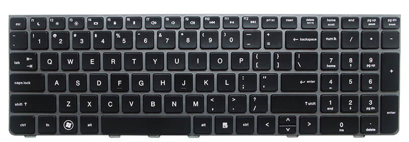 Tastatura laptop pentru HP PROBOOK 4530S 4735S 4730S cu rama, US International, fără iluminare, cu NumPad
