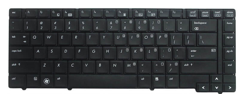 Tastatura laptop pentru HP PROBOOK 6440b 6445b 6450b 6455b, US International, fără iluminare, fără NumPad