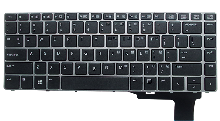 Tastatura laptop pentru HP Folio 9470m 9480m, US International, fără iluminare, fără NumPad