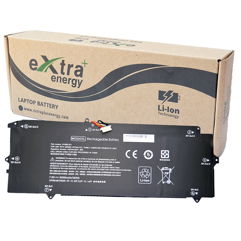 Baterie laptop Hp Elite X2 1012 G1 HSTNN-DB7F MG04XL 812060-2B1 812060-2C1 812205-001, 4 celule, 5000mAh, 7.6V, Li-Polymer