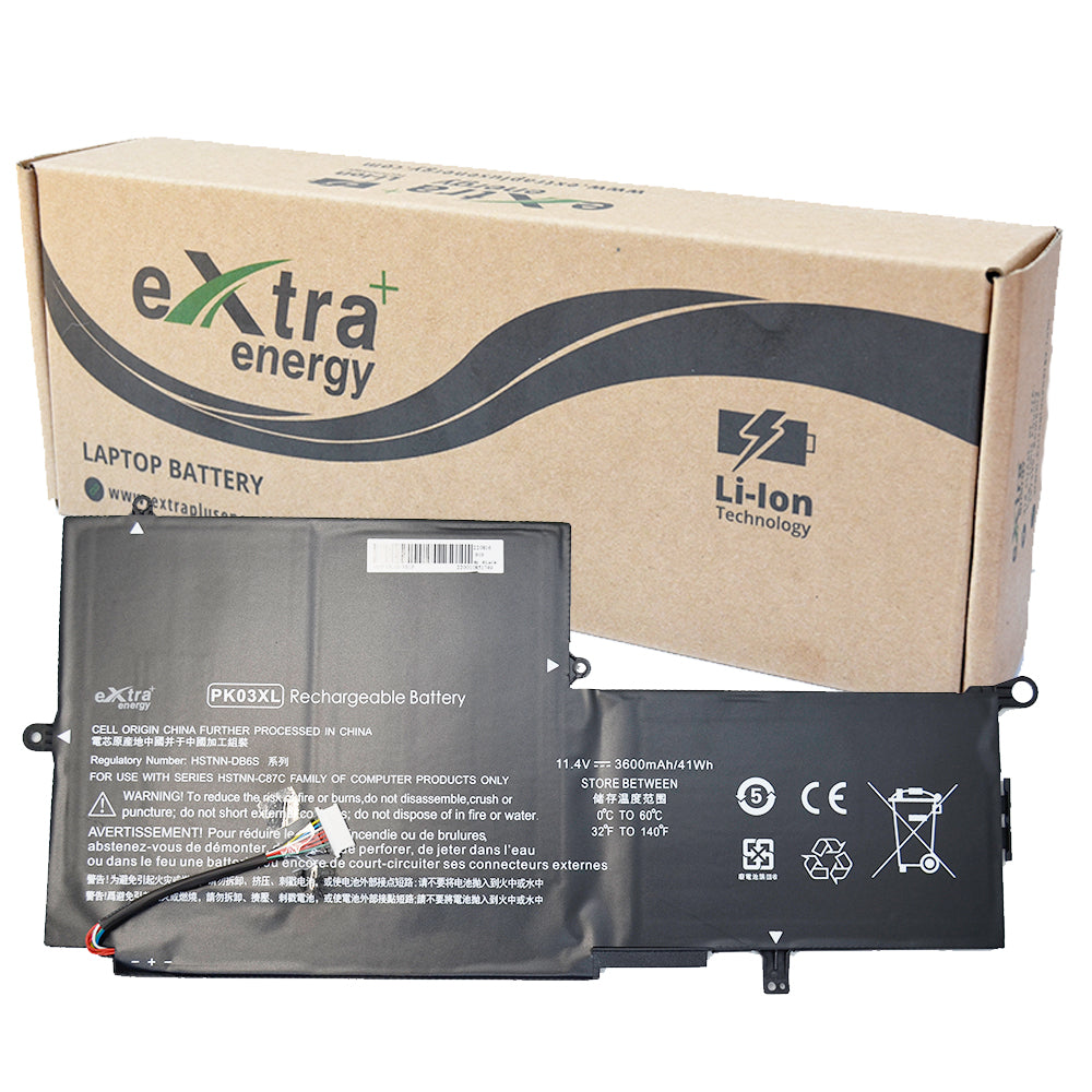 Baterie laptop HP Spectre X360 13-Y 13-4000 13T-4000 Pro x360 G1 G2 PK03XL HSTNN-DB6S TPN-Q157, 3 celule, 4800mAh, 11.4V, Li-Polymer