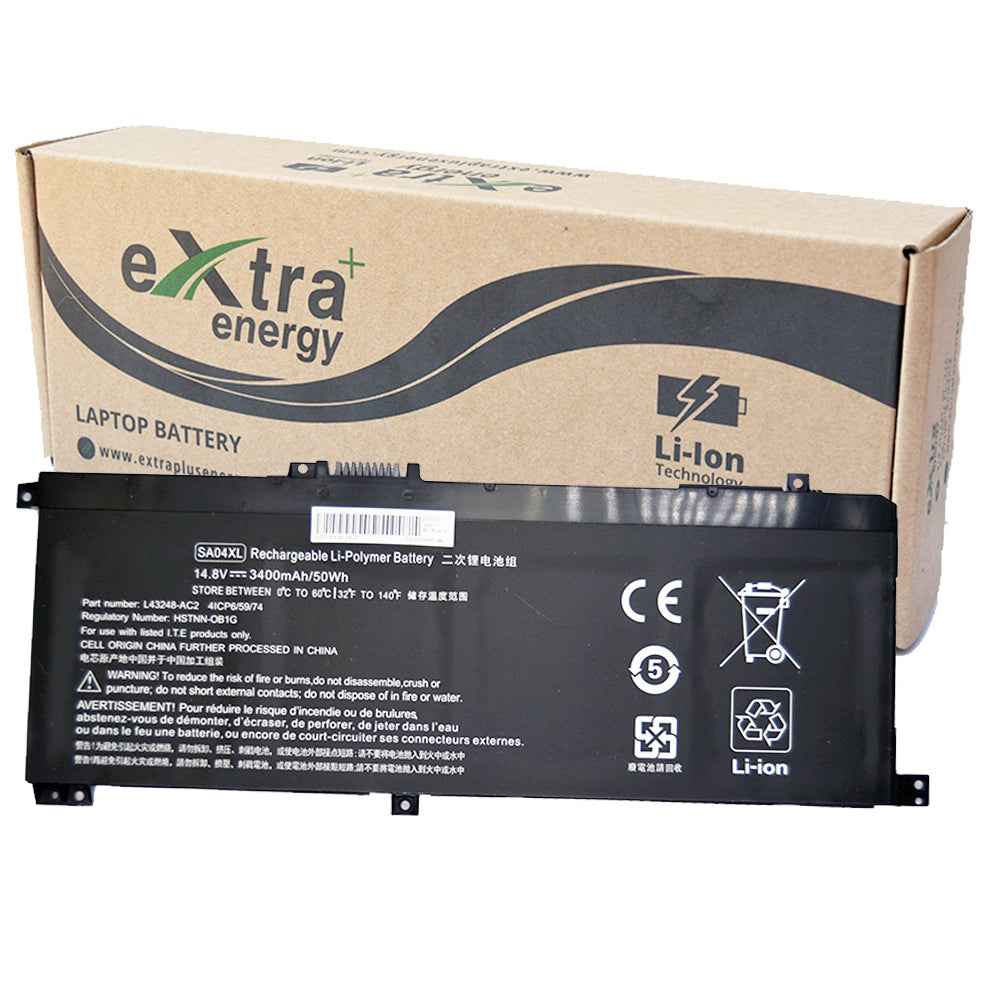Baterie laptop HP Envy X360 15-DR 15-DS 15Z-DS 15M-DR 15T-DR 17T-CG 17M-CG SA04XL, 4 celule, 3400mAh, 14.8V, Li-Ion