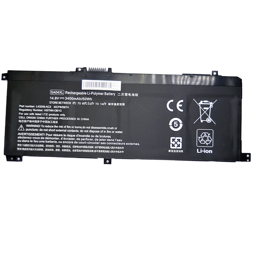 Baterie laptop HP Envy X360 15-DR 15-DS 15Z-DS 15M-DR 15T-DR 17T-CG 17M-CG SA04XL, 4 celule, 3400mAh, 14.8V, Li-Ion