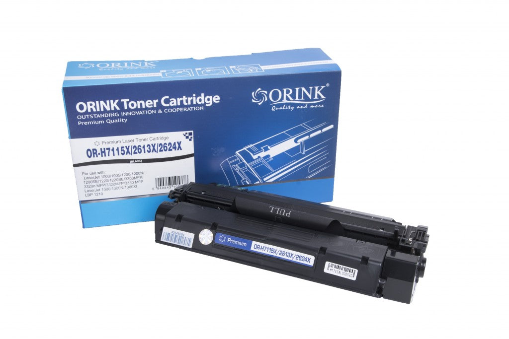 Toner compatibil HP 13X C7115X/Q2613X/Q2624X, Negru, 4000 pagini