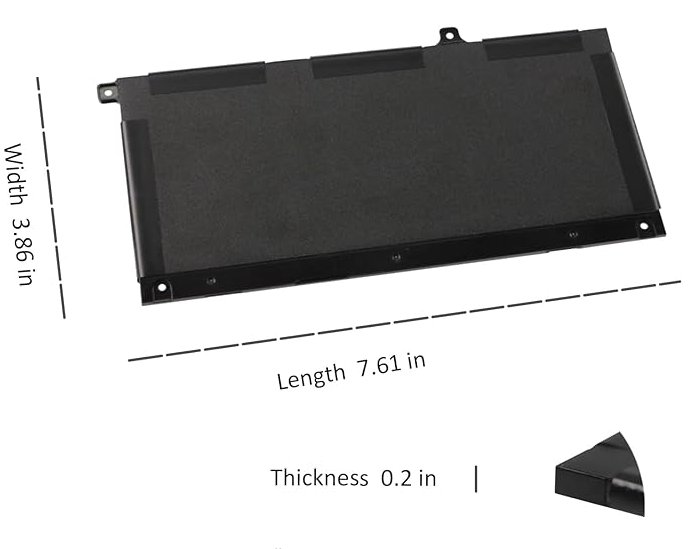 Baterie laptop Dell Inspiron 13 5301 Vostro 14 5402 5402-R1728DTW Latitude 15 3510 JK6Y6 C5KG6, 3 celule, 3600mAh, 11.4V, Li-Polymer