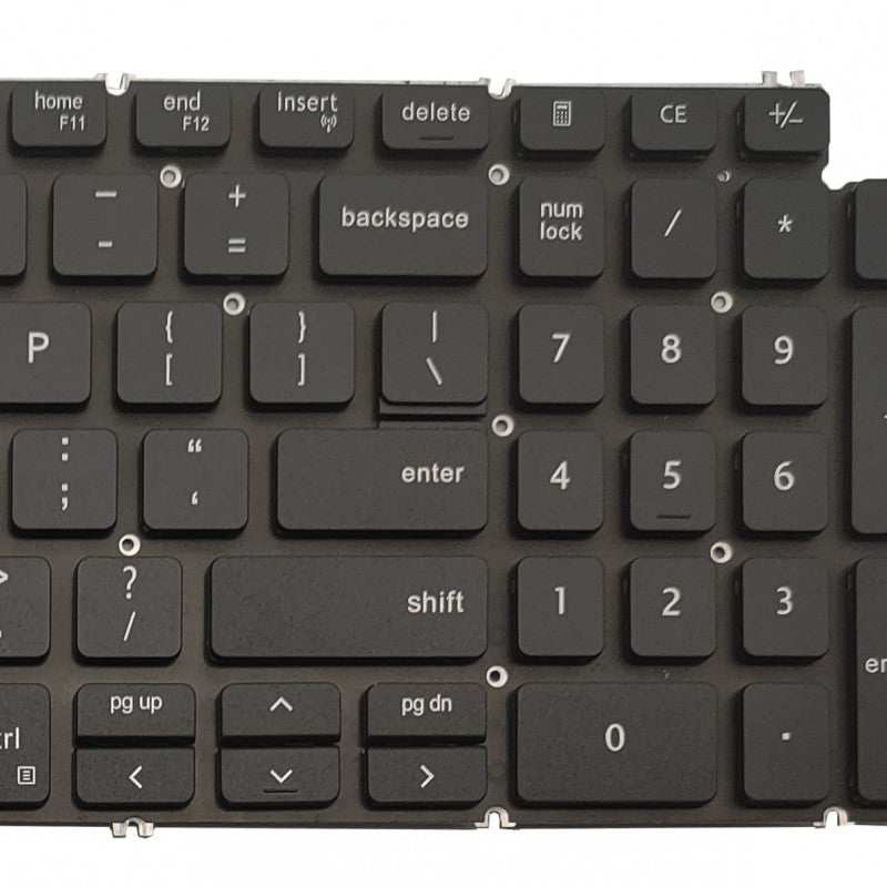 Tastatura laptop pentru Dell Vostro 3500 3501 5501 5502 5590 7500 7590 00WNM6 0WNM6 01FRFK 1FRFK, US International, fără iluminare, cu NumPad