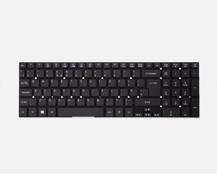 Tastatura laptop pentru Acer Aspire 5755 5755G 5830 5830G 5830T 5830TG model UK, UK, fără iluminare, cu NumPad