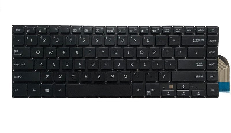 Tastatura laptop pentru Asus A505Z A505ZA X505 X505B X505BA X505BP K505ZA K505BP K505B, US International, fără iluminare, fără NumPad